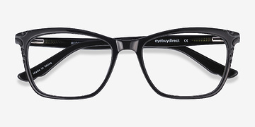 Black Hedera -  Acetate Eyeglasses