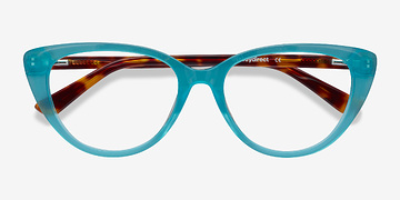 Turquoise & Tortoise Anastasia -  Fashion Acetate Eyeglasses