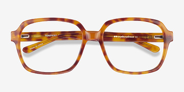 Light Tortoise Tompkins -  Vintage Acetate Eyeglasses