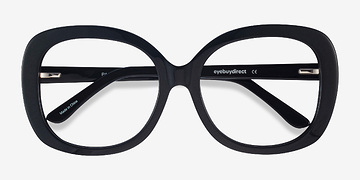 Black Pamela -  Vintage Acetate Eyeglasses