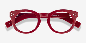 Burgundy Morla -  Vintage Acetate Eyeglasses