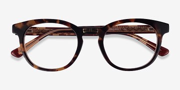 Tortoise Gold Hoop -  Acetate Eyeglasses