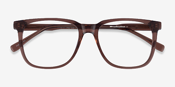 Clear Brown Latitude -  Acetate Eyeglasses