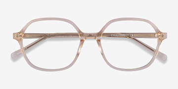 Clear Yellow Pigment -  Acetate Eyeglasses