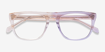 Clear Brown Zephyr -  Acetate Eyeglasses