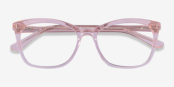 Clear Pink Rosie -  Acetate Eyeglasses