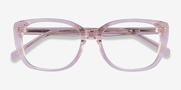Clear Pink Odessa -  Acetate Eyeglasses