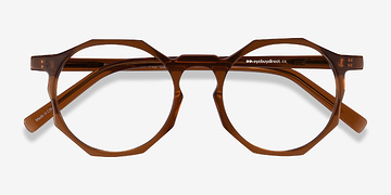 Clear Brown Primula -  Acetate Eyeglasses