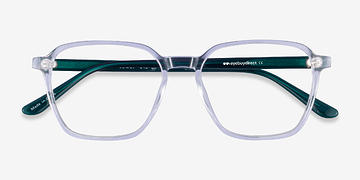 Clear Teal Stage -  Acetate Eyeglasses
