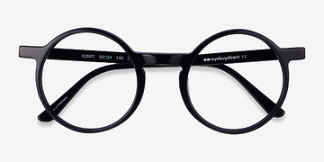 Black Script -  Acetate Eyeglasses