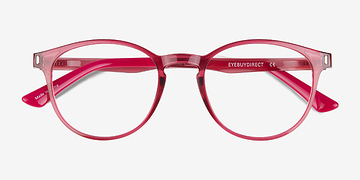 Clear Pink Boss -  Plastic Eyeglasses
