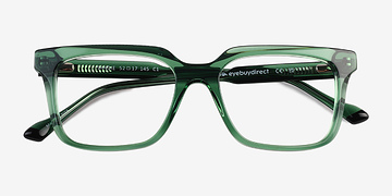 Crystal Green Sandie -  Acetate Eyeglasses