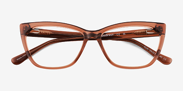 Crystal Brown Rue -  Eco Friendly Eyeglasses