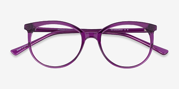 Purple Hodgepodge -  Plastic Eyeglasses