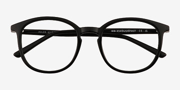 Shiny Black Adler -  Plastic Eyeglasses
