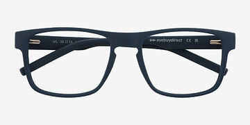 Matte Navy Lvl -  Plastic Eyeglasses