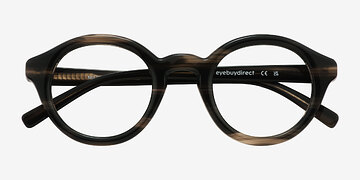 Striped Brown Miles -  Eco Friendly Eyeglasses