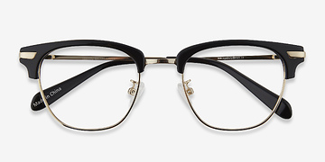 Black Identity -  Acetate, Metal Eyeglasses