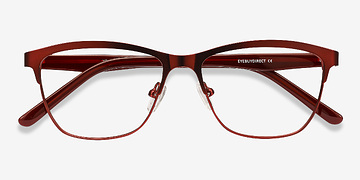 Red Volary -  Acetate, Metal Eyeglasses