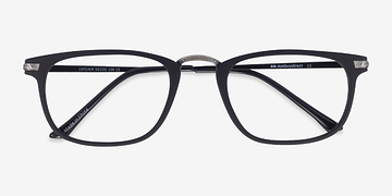 Black Catcher -  Lightweight Plastic, Metal Eyeglasses