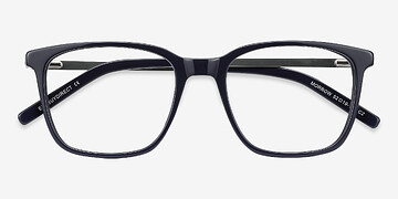Navy Morrow -  Metal Eyeglasses