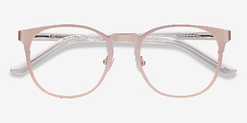 Rose Gold Resonance -  Fashion Acetate, Metal Eyeglasses
