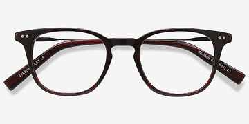 Red Candor -  Lightweight Metal Eyeglasses