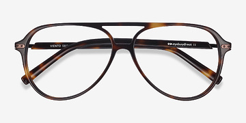 Warm Tortoise Viento -  Vintage Metal Eyeglasses