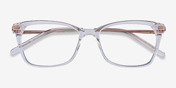Clear Forward -  Classic Acetate, Metal Eyeglasses