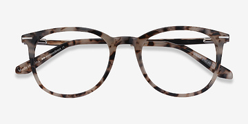 Ivory Tortoise Ninah -  Acetate, Metal Eyeglasses