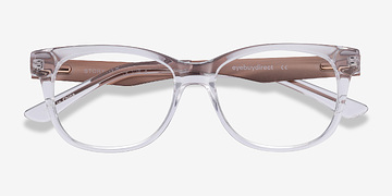 Clear Story -  Fashion Acetate, Metal Eyeglasses