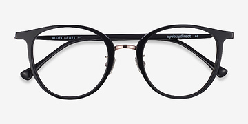 Black Aloft -  Fashion Metal Eyeglasses