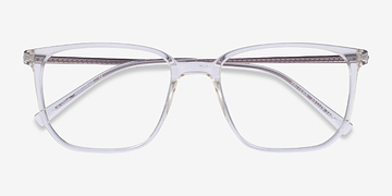 Clear Pattern -  Geek Metal Eyeglasses