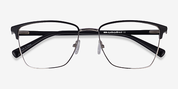 Black Silver Moore -  Metal Eyeglasses
