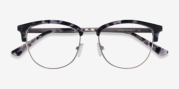 Ivory Tortoise & Silver Sophisticated -  Acetate, Metal Eyeglasses