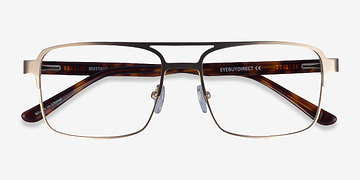 Gold Tortoise Gustave -  Metal Eyeglasses
