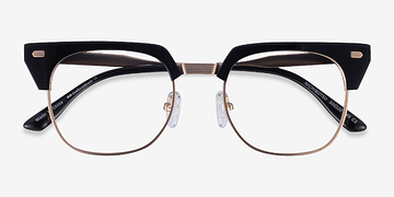 Black Gold Nichibotsu -  Metal Eyeglasses