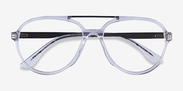 Clear Lantern -  Metal Eyeglasses