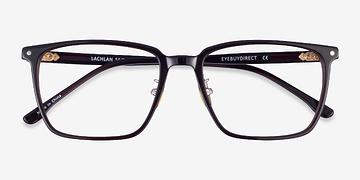 Dark Brown Lachlan -  Metal Eyeglasses