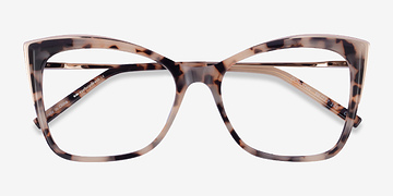Ivory Tortoise Gold Dorothy -  Metal Eyeglasses