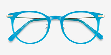 Aqua Gold Francene -  Metal Eyeglasses