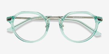 Clear Green Yates -  Metal Eyeglasses