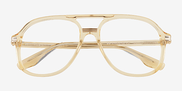 Clear Yellow Lowen -  Metal Eyeglasses