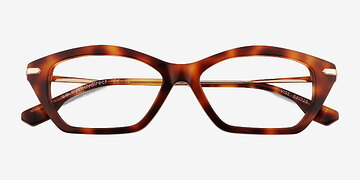 Tortoise Gold Vise -  Metal Eyeglasses