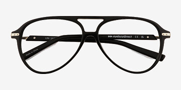 Black Uni -  Metal Eyeglasses