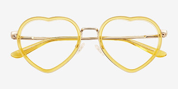 Yellow Loving -  Metal Eyeglasses