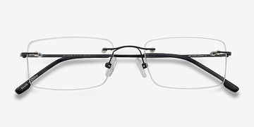 Black Woodrow -  Classic Metal Eyeglasses