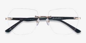 Light Gold Finsbury -  Metal Eyeglasses