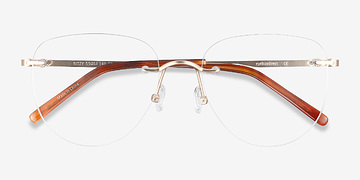 Gold Ritzy -  Metal Eyeglasses