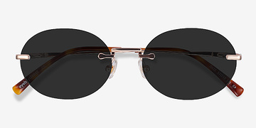 Rose Gold Daze -  Metal Sunglasses